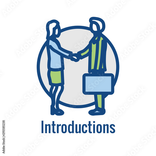 Hiring Process icon with an aspect of being a new hire