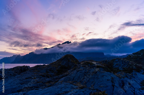 Sunset in Lofoten, Norway