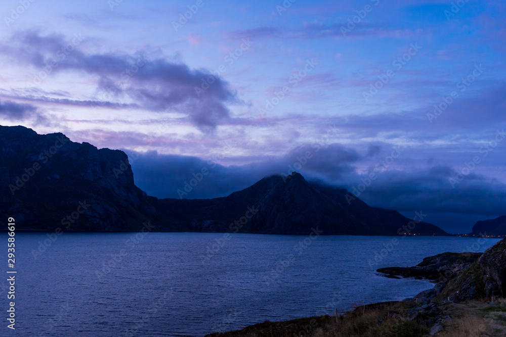 Sunset in Lofoten, Norway