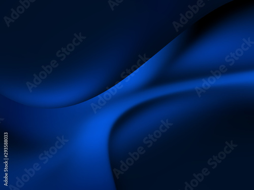 Blue Abstract Liquid Shape Background