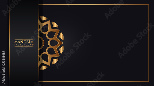 Abstract Gradient background gold color