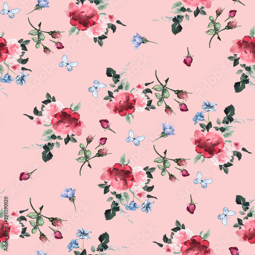 Fototapeta Flowers pattern