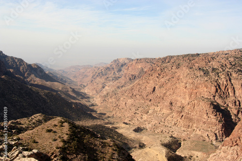canyon in Dana reserve, Jordan