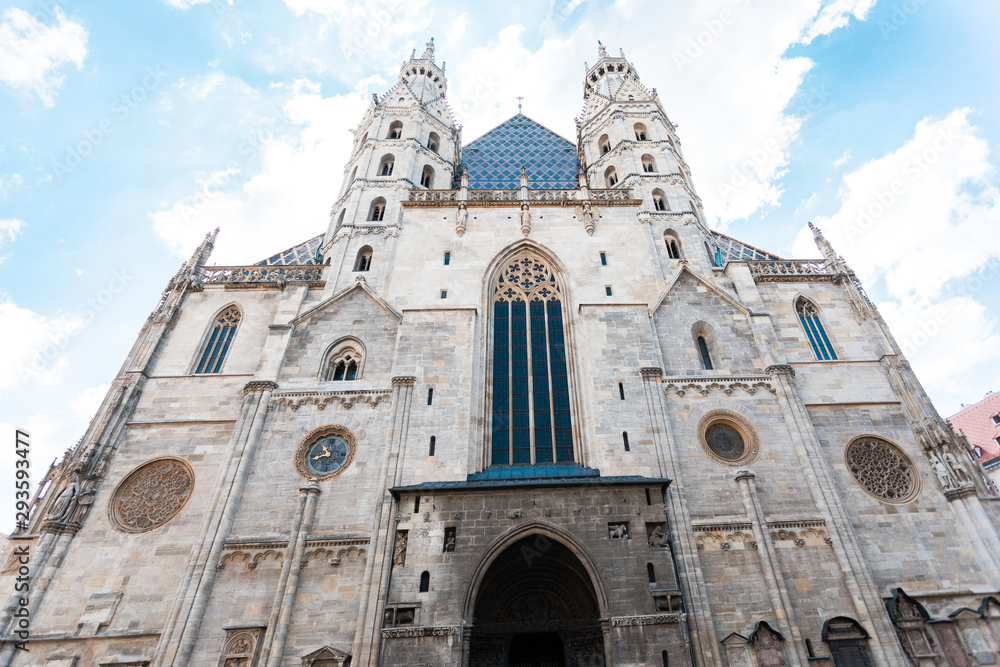 Saint Stephen's Cathedral on the central square in Vienna, Austria