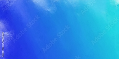 abstract diffuse texture painting with dodger blue, royal blue and turquoise color and space for text. can be used for advertising, marketing, presentation