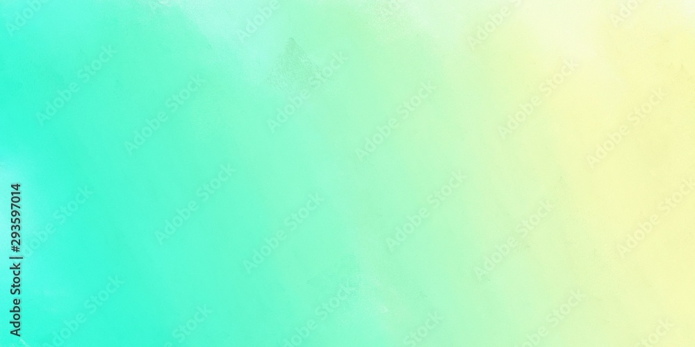 abstract fine brushed background with tea green, turquoise and aqua marine color and space for text. can be used for cover design, poster, advertising