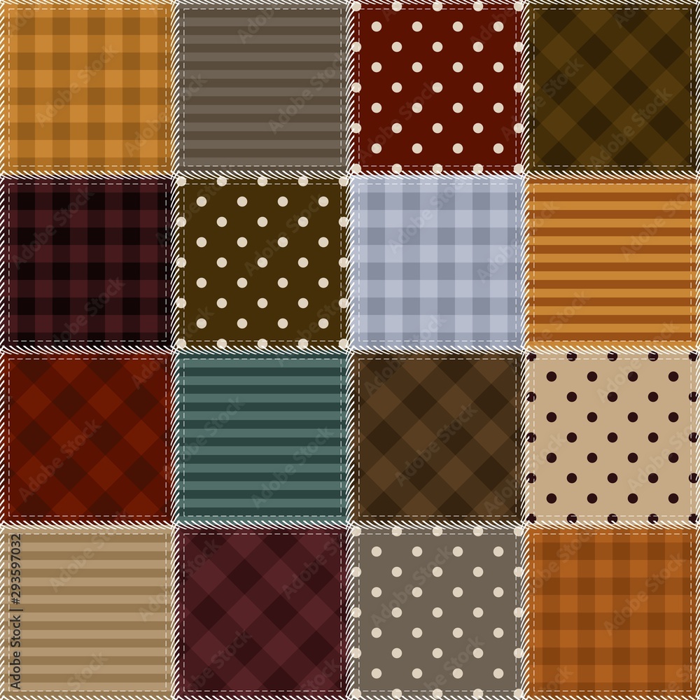 patchwork background with different patterns patchwork background with different patterns