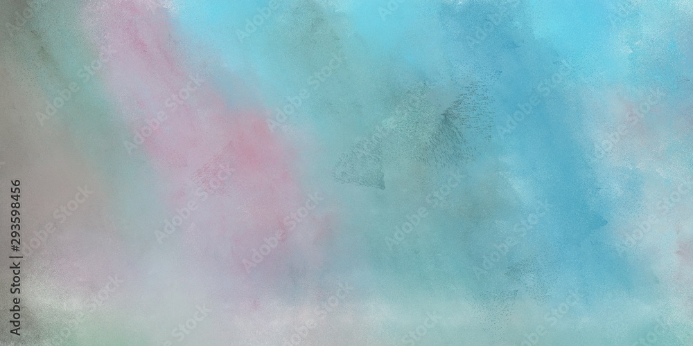 Obraz premium abstract grunge art painting with dark gray, silver and cadet blue color and space for text. can be used as wallpaper or texture graphic element