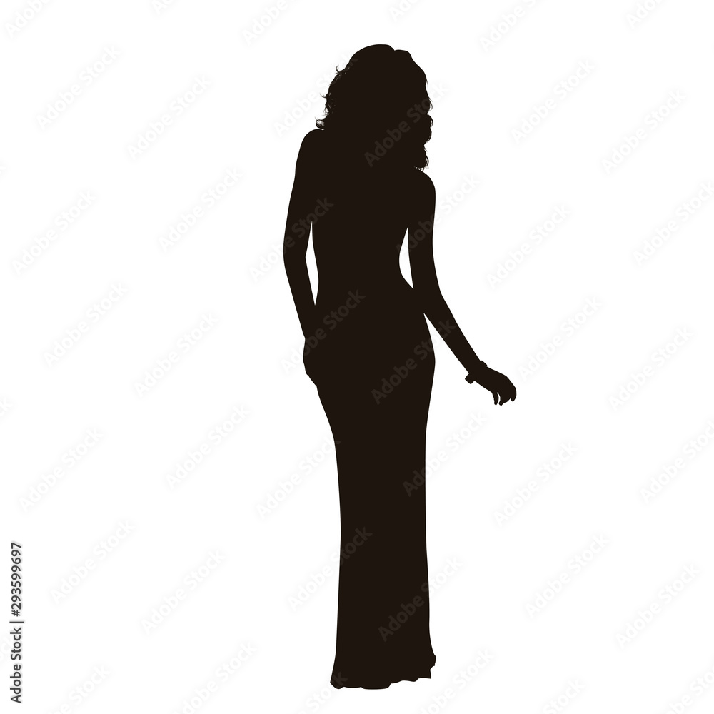 Fashion Model Silhouette Fashion Model Silhouette