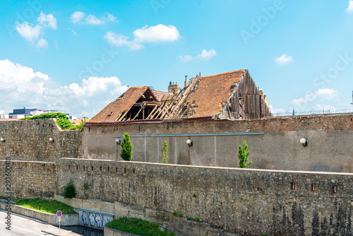 Photography BRATISLAVA, SLOVAKIA - June 27, 2018: Medieval City Walls in Bratislava, Slovaki