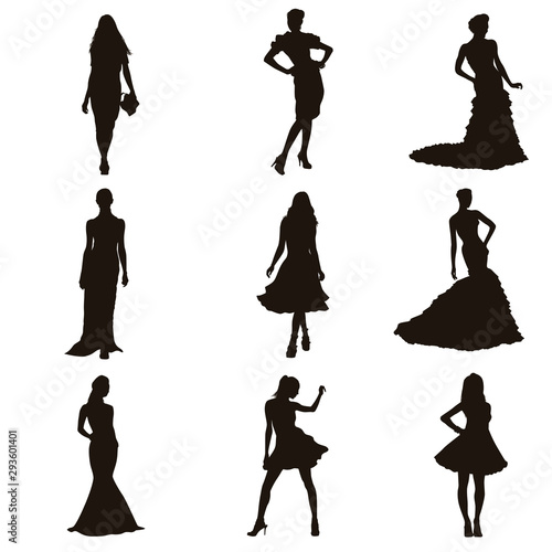 Fashion Model Silhouettes