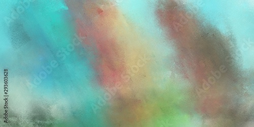 abstract diffuse art painting with dark sea green  light sea green and sky blue color and space for text. can be used for background or wallpaper
