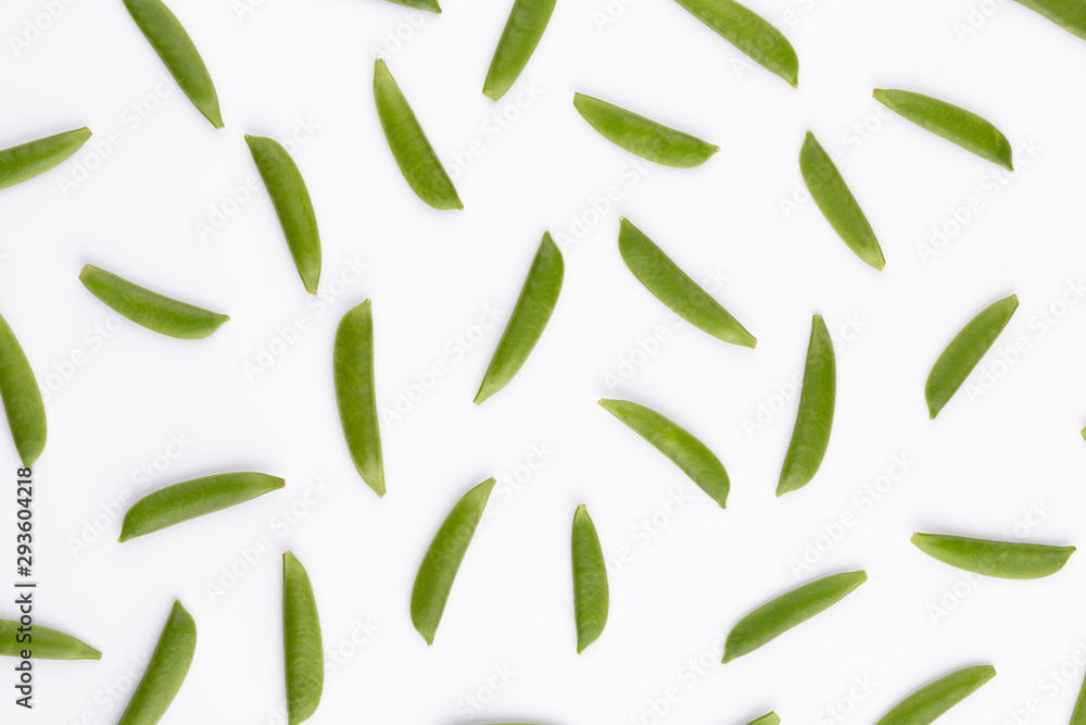 Pea isolated on a white background. Pea isolated on a white background.