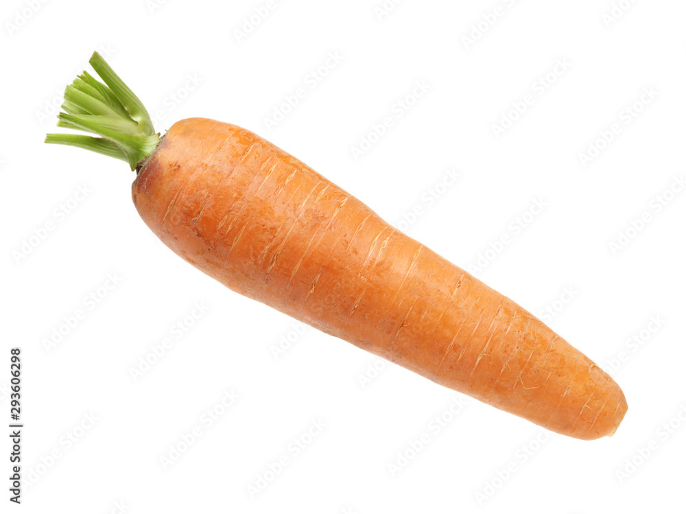 Fresh carrot on a white background Fresh carrot on a white background