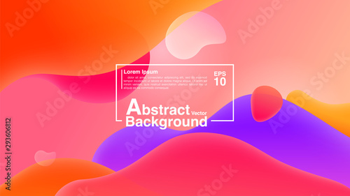 Background Abstract From Fluid Shapes Composition Concept. Lava Lamp Modern Background Abstract. Vector EPS 10