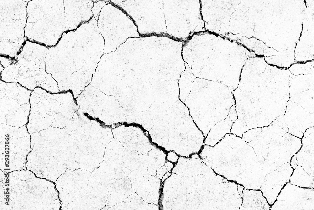 White dried and cracked ground. erosion earth background. cracked dry wall surface. white natural cracked texture White dried and cracked ground. erosion earth background. cracked dry wall surface. white natural cracked texture