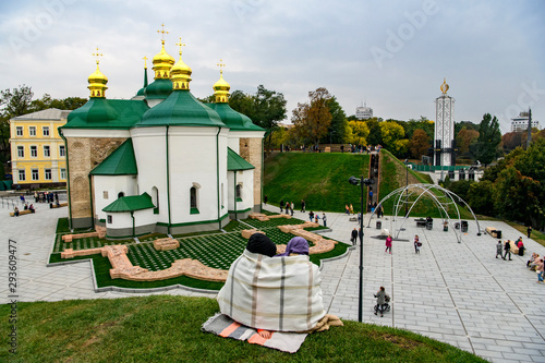 Church of the Saviour at Berestove Berestovi in Kyiv, Ukraine. September 2019 photo