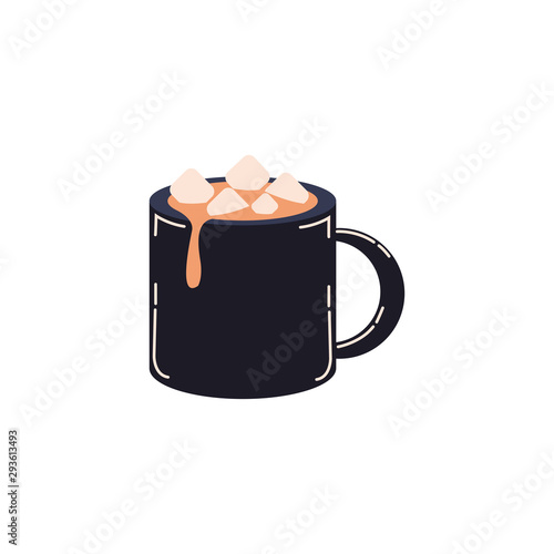 mug with chocolate beverage icon