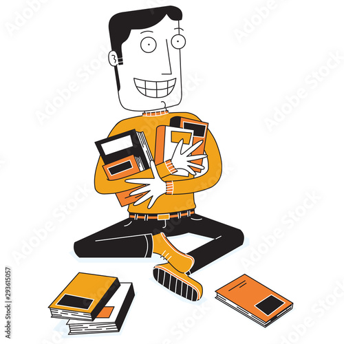 Photos Happy Good Books Collector