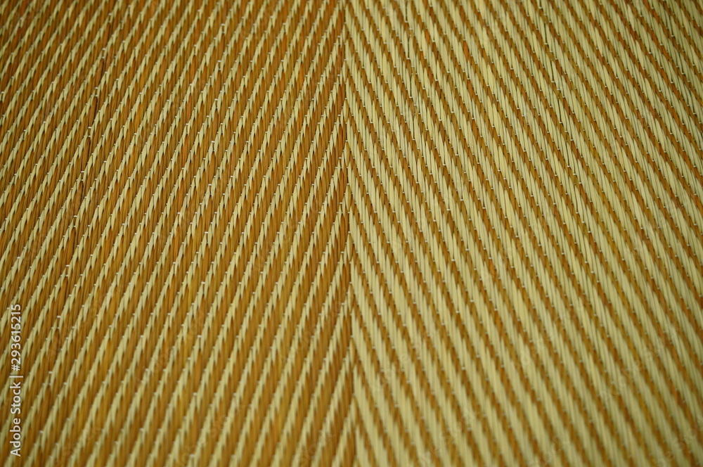 Fototapeta premium Japanese straw Weave floor covering 