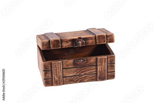 piracy treasure chest on isolated background