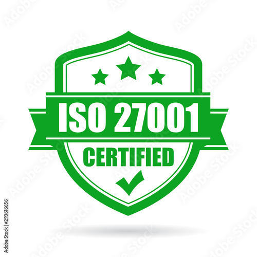 Iso 27001 vector icon