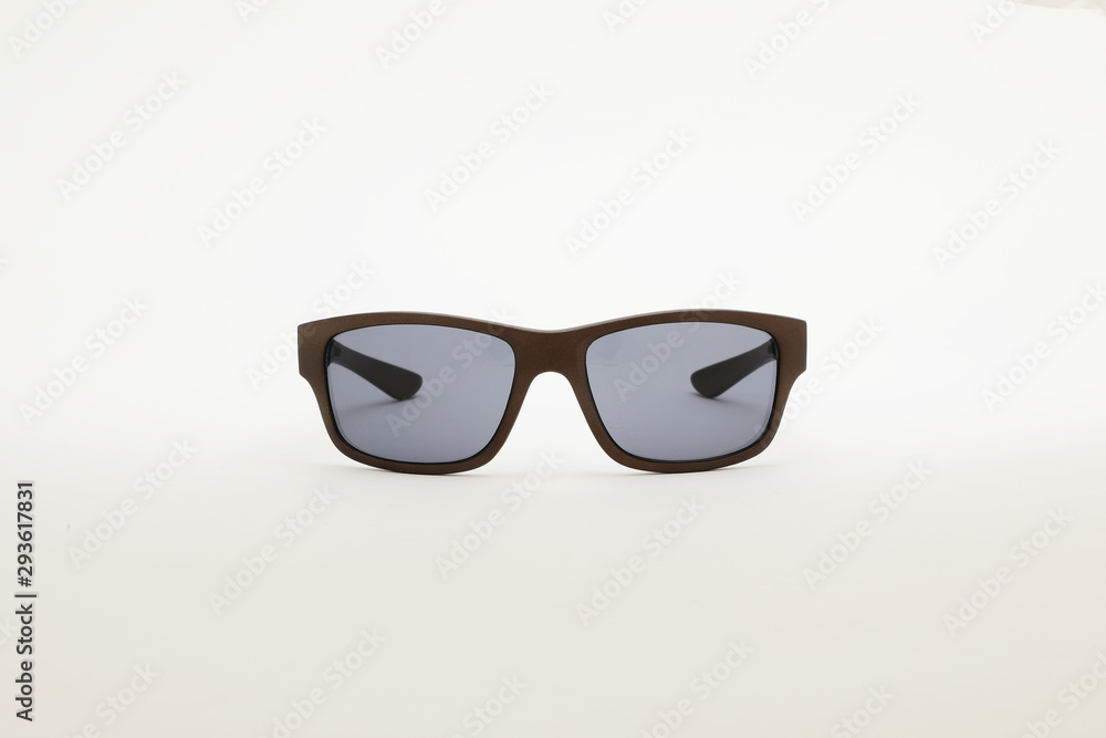 purple sunglasses isolated on white background