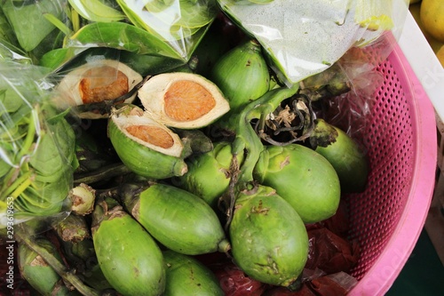 Betel palm with nature at street food