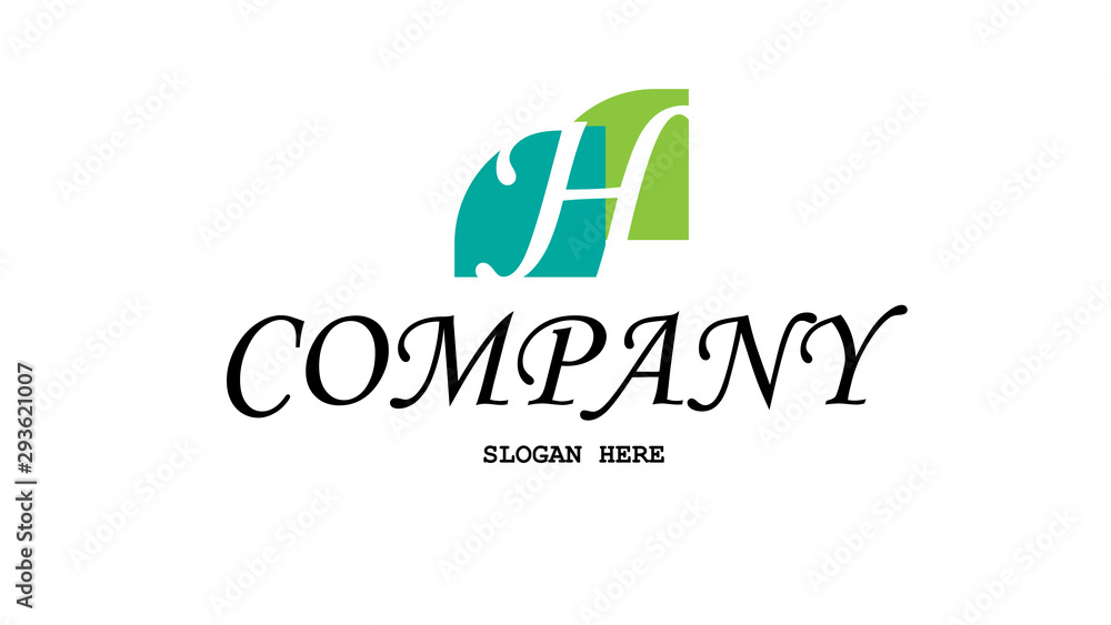 creative logo for company and brand