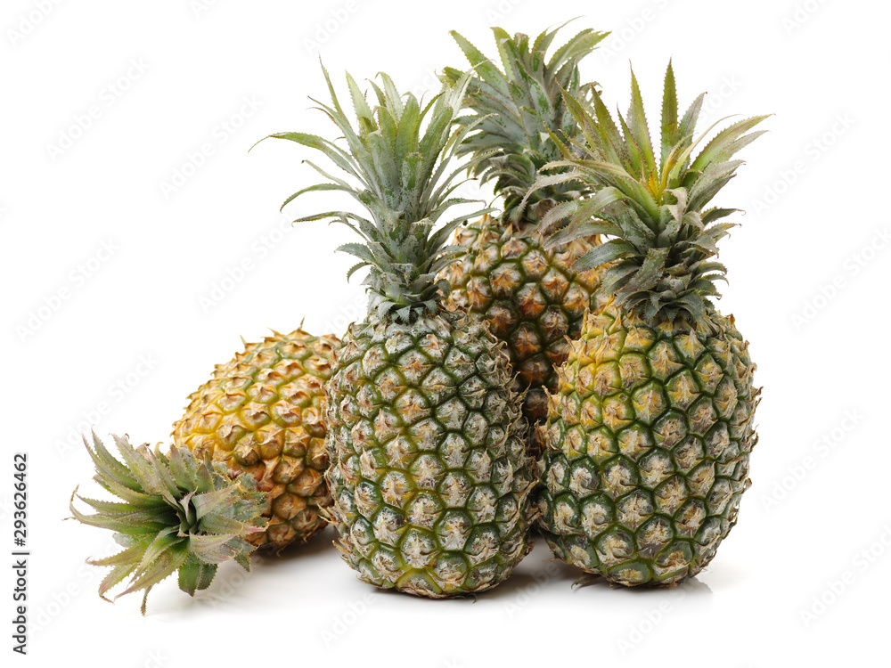 Pineapple on a white background Pineapple on a white background