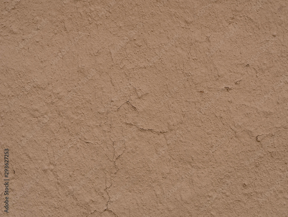 texture of a clay wall form mud house