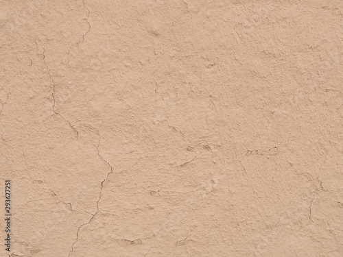 texture of a clay wall form mud house