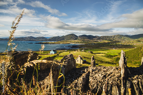 Tableau sur toile View of Allihies, little village in the Beara Peninsula, Ireland