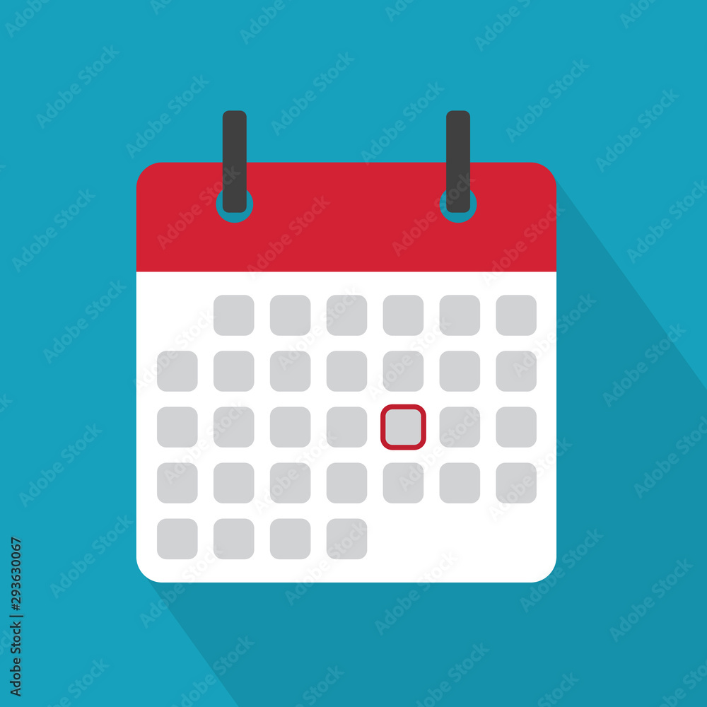 white calendar icon- vector illustration white calendar icon- vector illustration