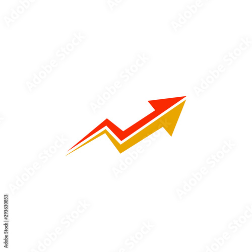 Arrow logo design vector illustration template