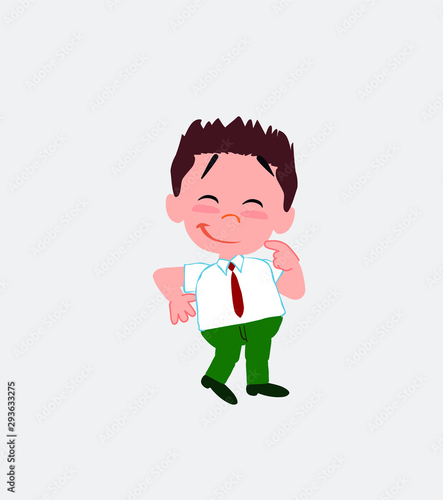 Businessman in casual style with funny expression. Businessman in casual style with funny expression.