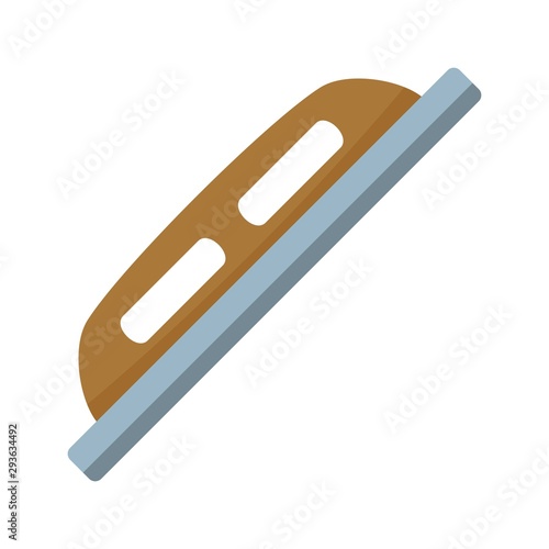 Grout construction tool icon. Flat illustration of grout construction tool vector icon for web design