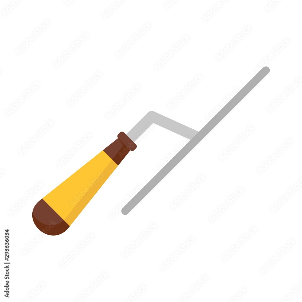 Trowel icon. Flat illustration of trowel vector icon for web design