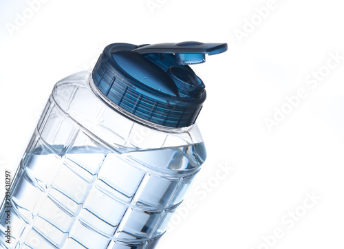 bottle of water isolated on white background
