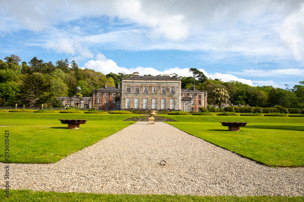 The garden of Bantry House, Ancient Mansion in  Co. Cork, Ireland