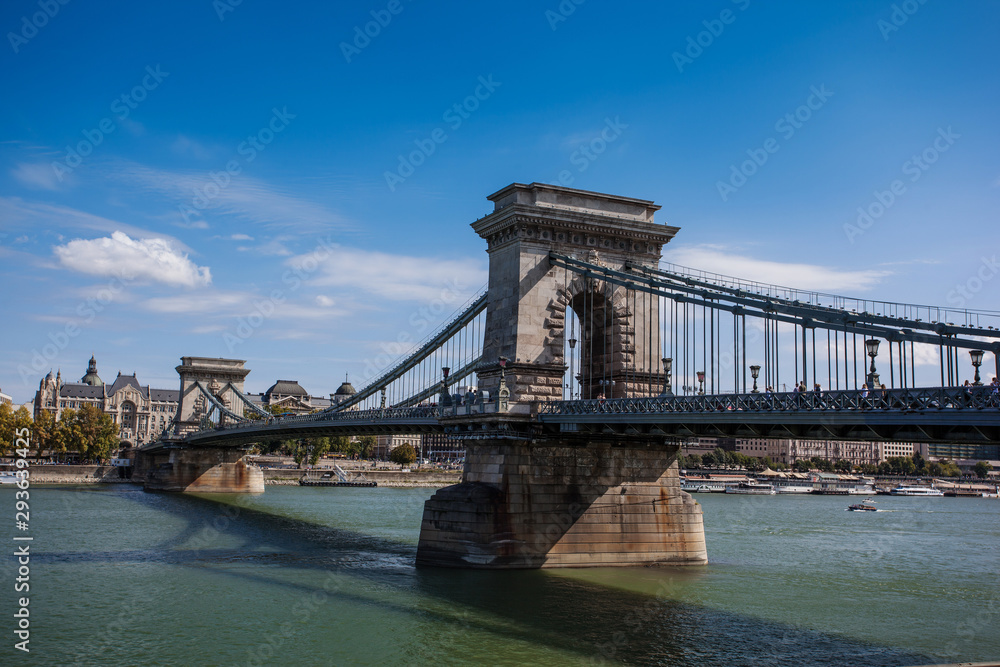 Obraz premium Kettenbrücke, Budapest