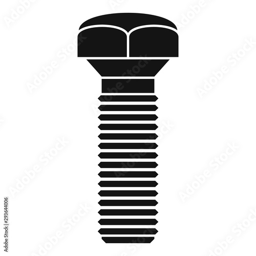 Industry bolt icon. Simple illustration of industry bolt vector icon for web design isolated on white background