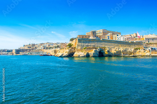 Landscape with old Fort Saint Elmo, Valletta, Malta