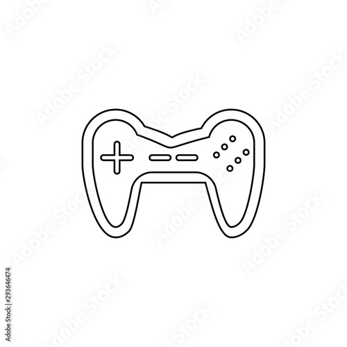 Joystick icon. Game controller symbol