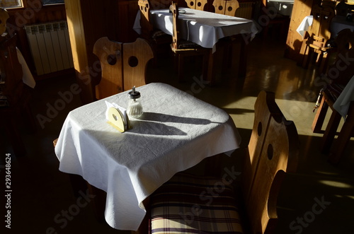 table in restaurant
