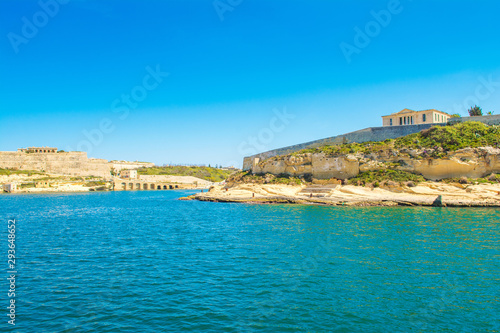 Beautiful landscape of the maltese mediterranean coast