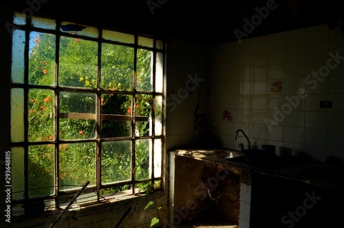 window in an old house