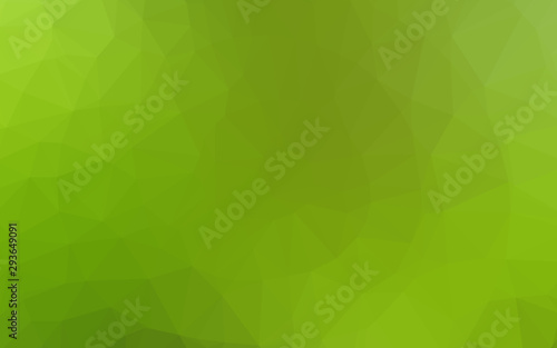 Light Green vector polygon abstract background. An elegant bright illustration with gradient. Completely new design for your business.