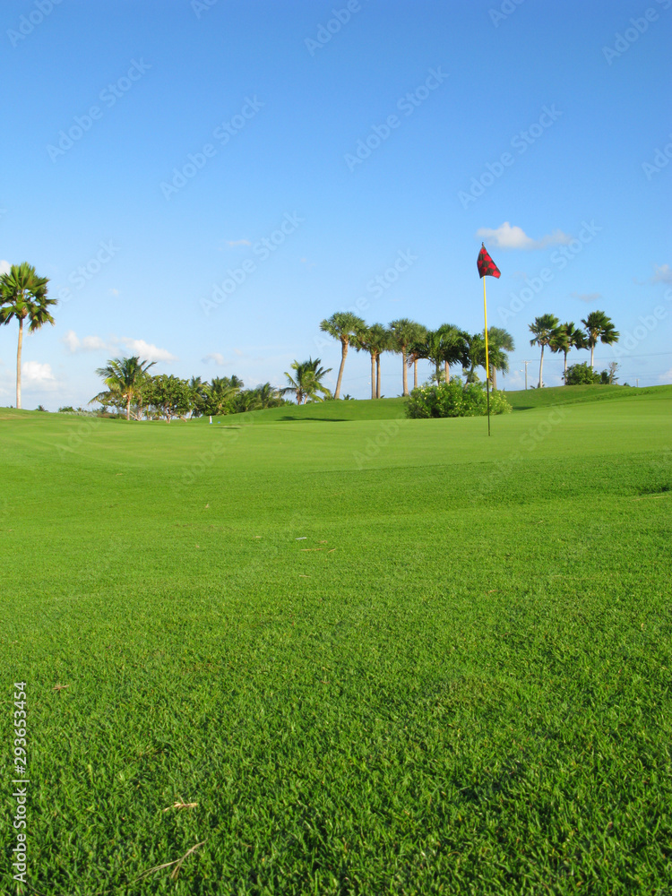 Obraz premium Tropical Golf Course