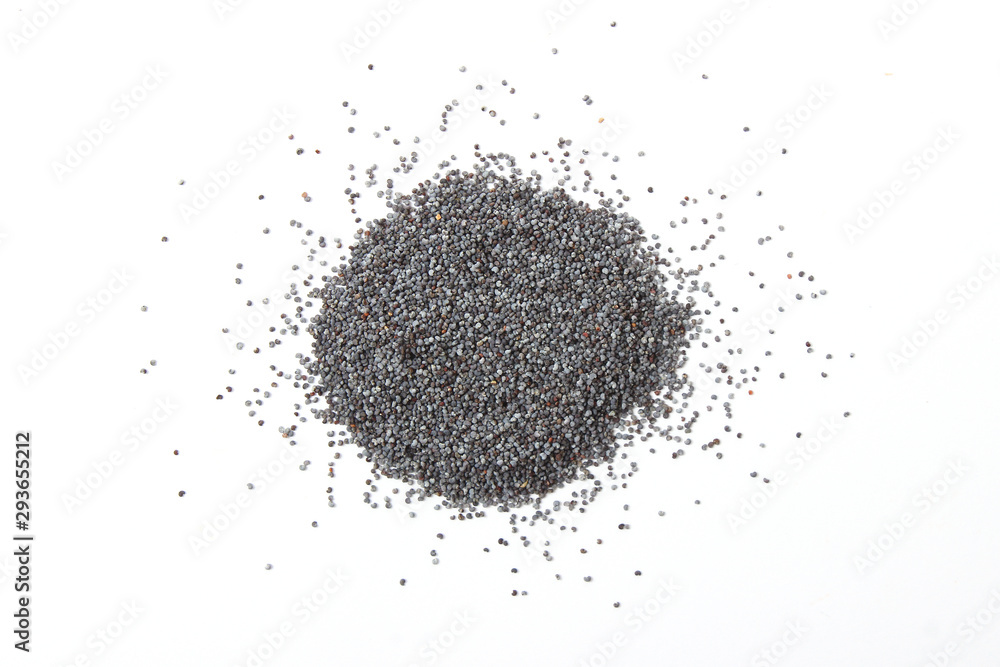 poppy seeds isolated on white poppy seeds isolated on white